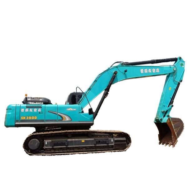 Original Hydraulic Cylinder and Valve 35 Ton Kobelco SK350 Excavator Second Hand