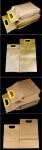 Recyclable Kraft Custom Design Rice Packaging Bags For 2 Kg 5kg Empty Rice Bags