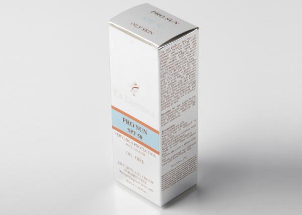 Oil Varnishing Printed Packaging Boxes 200GSM Art Paper Material For Makeup