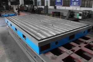 China Cast Iron T Slotted Motor Test Bed Hand Scrap Surface factory
