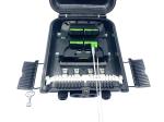 IP65 Mid Span ABS Optical Distribution Box SC 16 Ports Flat Drop Cable Splice