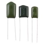 CL11 Polyester Inductive Foil Film Capacitor Green Mylar Capacitor 392J1200V