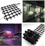 IP66 Waterproof Outdoor P50mm LED Mesh Display Foldable Flexible LED Mesh