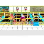 8FT Commercial Trampoline Park Indoor Kids Indoor Trampoline Play Area