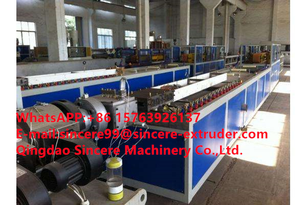 Adjustable PE PP Wood Plastic PVC Profile Extrusion Machine Extruder Flexible
