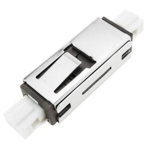 China MU to MU simplex metal material connection fiber optic adapter factory