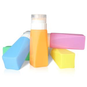 China Lightweight Squeezable 3 Oz Silicone Travel Bottles factory