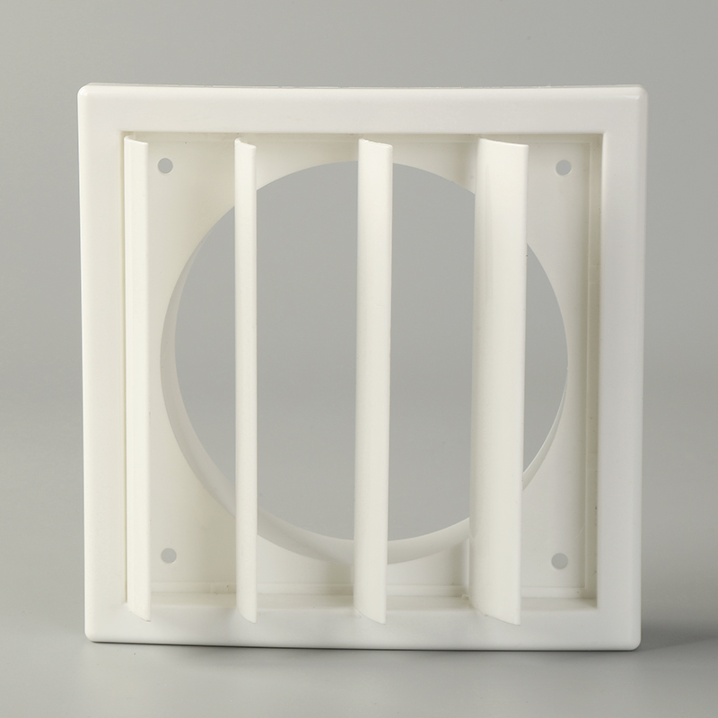 Plastic Blade Electric Diffuser Grille for 4-8 Inch Ventilation Fan and UV Resistance