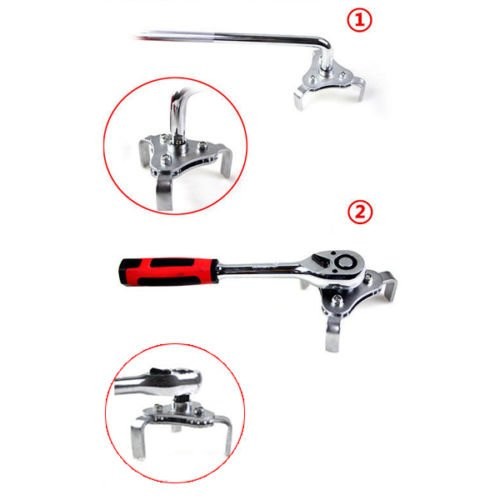 Anti Oxidation 3 Leg Oil Filter Claw Wrench 304 Stainless Steel