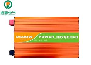 China Orange Color Pure Sine Wave Power Inverter 2500W With High Frequency Transformer factory