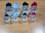 Rainbow Color Changing LED Flashing Snowman Toy Holiday Party No Peculiar Smell