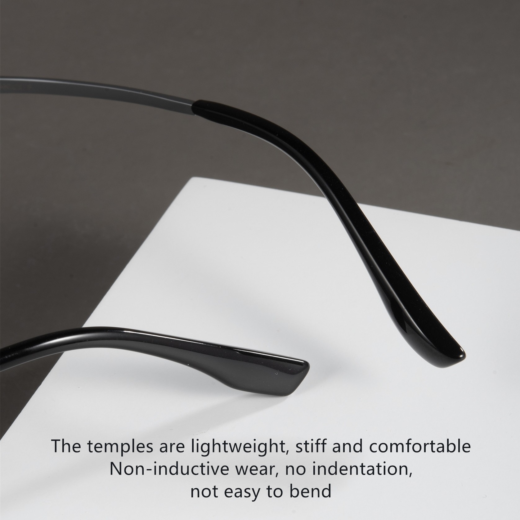 Full Rim Frame Magnetic Pure Titanium Business Aluminum Clip On Glasses