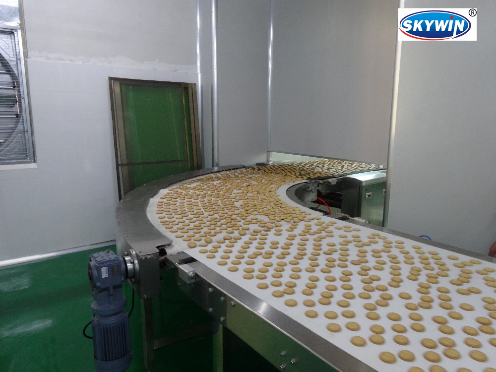 Biscuit Making Auxiliary Machine PVC Belt Conveyor Machine Independent Motor driver conveyor