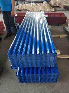 China 24 Gauge ASTM CGCC Galvanized Metal Panels Corrugated Steel Roof Sheets factory