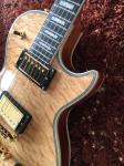 Custom guitar shop LP custom guitar Natural quilted body Ebony fingerboard