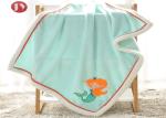 Super Soft Thick Baby Blanket , Short Plush Two Layer Blanket Lovely Cartoon
