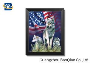 China HD 3D Lenticular Pictures With CMYK Printing / Lenticular Photo Printing factory