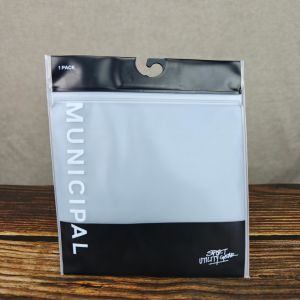 EVA Frosted Zipper Bag with 0.05mm Thickness Custom Logo Available and Water