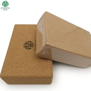 China Natural Cork Blocks Standard Size Yoga Blocks Non-Slip&amp;Anti-Tilt Lightweight, Odor-Resistant factory