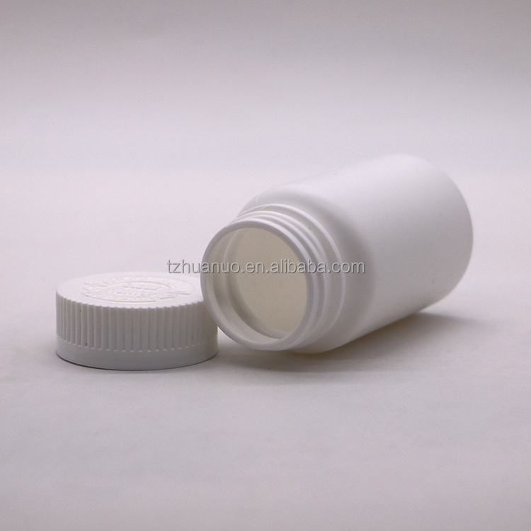 100ml PE Bottle Wide Mouth Plastic Empty Bottles Capsule Containers with Screw Cap