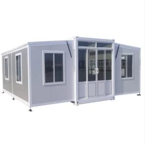 China Prefab Expanding Container House Luxury Dormitory Canteen with Bathroom and Kitchen factory