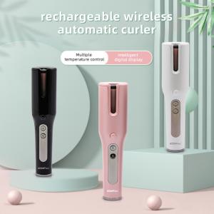 China ultralight Cordless Auto Rotating Ceramic Hair Curler Practical Anti Scalding factory