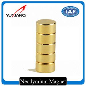 China N48 Cylinder Neodymium Custom Made Magnets High Coercive Force Featuring factory