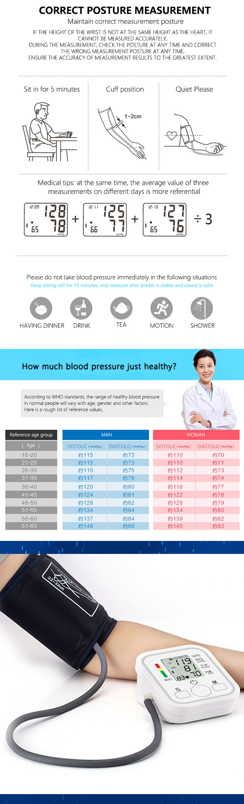 Wrist Type Blood Pressure Meter Speech Blood Pressure Meter Blood Pressure Monitor