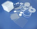 80% - 95% UV Transmission Fused Quartz Plate Square Round Shape