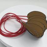 Graphene PI Far Infrared Heating Film 80mm Round With Accurate Temperature
