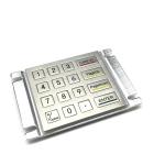 IP65 / IK07 Metal Industrial Mini Numeric Keypad 16 Keys Lightweight Keypad USB