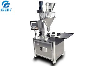 China Intelligently Weigh Cosmetic Powder Press Machine With Working Platform factory