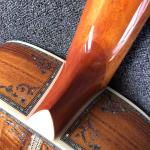 Custom 12 Strings Solid KOA Wood Top Guitar Ebony Fingerboard Real Abalone Shell