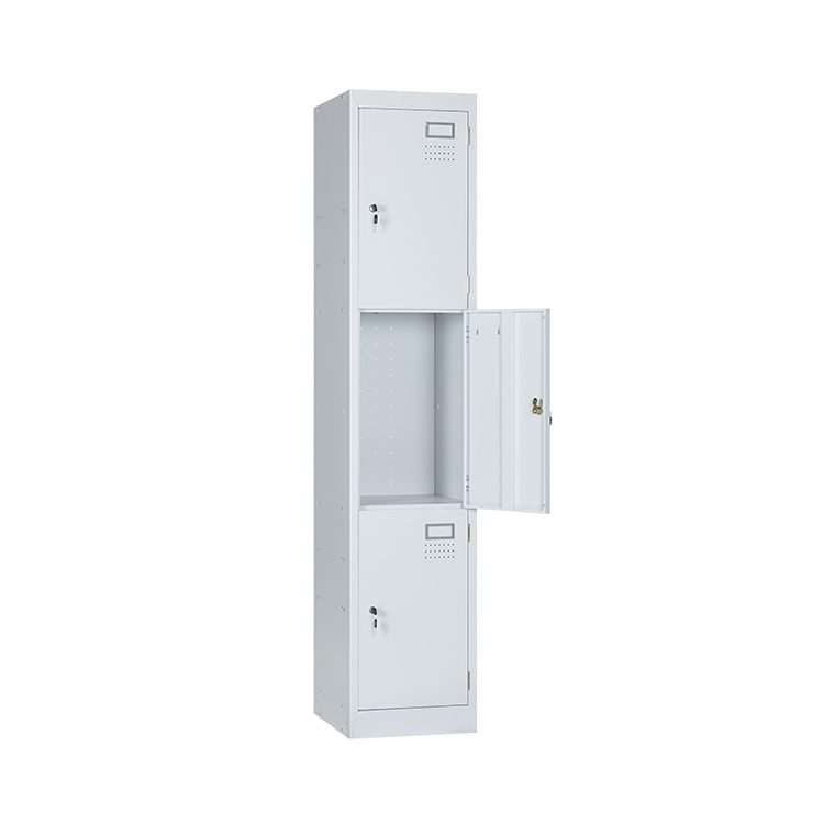 Morden 3 door wardrobe steel sports locker room bedroom furniture