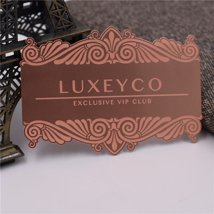 Custom Luxury Metal Credit Card Laser Cut Engraved Matte Black Stainless Steel chip card