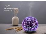 OEM 200ml 3D Glass Ultrasonic Aromatherapy Diffuser Essential Oil Air Humidifier