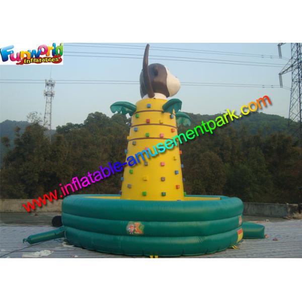 Customized Inflatable Rock Climbing Wall Sport Climbing Games Outdoor