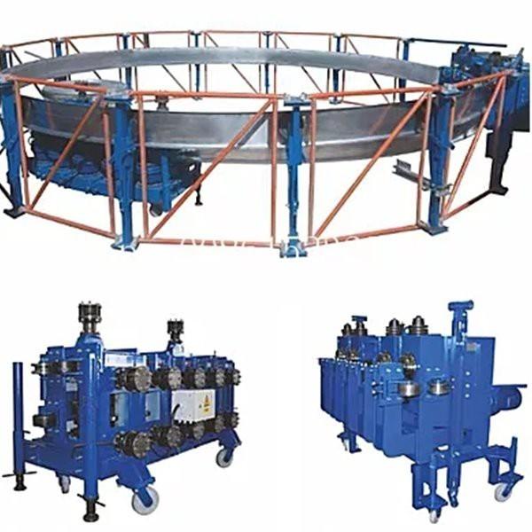 Galvanized Steel Lipp Silo Forming Machine / Silo Making Machine High Productivi