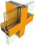 4mm 6063 T5 Curtain Wall Aluminium Profiles Powder Coating