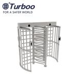 Full - Height Stainless Steel Turnstiles Pedestrian Access Control System