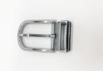 Nickel Color Metal Belt Buckle , Durable Small Metal Buckles 3.5cm Width