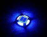 Waterproof Solar Powered Road Stud Lights , Flashing Cat Eye Reflector