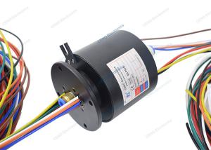 China Integrated Slip Ring Pneumatic Rotary Union 250rpm Combined Electric Power And factory