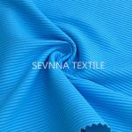Spandex Lycra 255gsm Recycled Swimwear Fabric Printable Ribbed Women Bathing