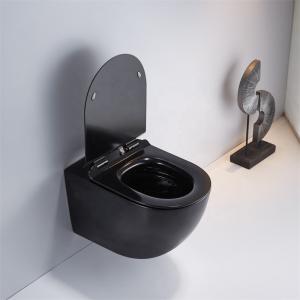 China Siphon Flushing Ceramic Wall Hung Toilet In Small Bathrooms factory