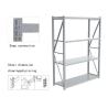 Buy cheap Boltless 3000mm Warehouse Storage Shelving Systems Steel Garage Storage Shelving from wholesalers