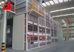 2.5m Min TUV Painting Production Line With Sliding Door Baking Oven