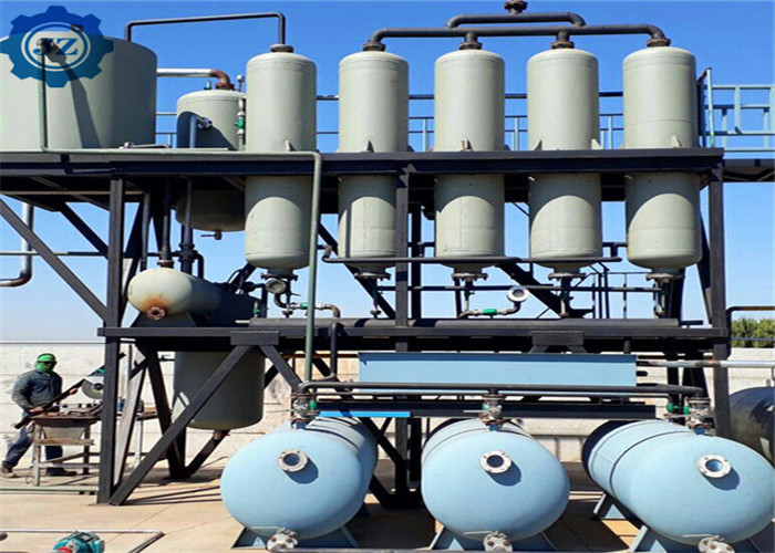 85% High Output 20T Per Day 20PTD Waste Engine Oil To Diesel Distillation Plant