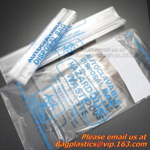 China Safe Disposal, biohazard labeling, Autoclavable Bag, Polypropylene, Disposable, clear transparent Disposal sack factory