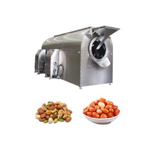 China Sand Production Electric/Gas Heating Roasting Machine for Peanut Nuts and Mung Beans factory